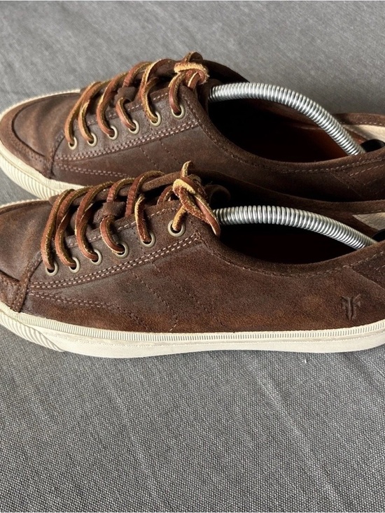 Frye Other - Frye Miller Lowe Lace Men's 10 Brown Leather Suede Casual Sneakers
